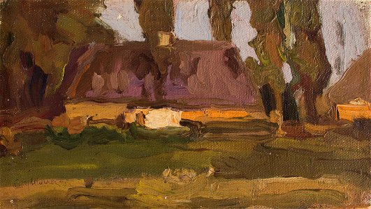 Witold Wojtkiewicz - At Sunset - MNK II-b-2101 - National Museum Kraków
