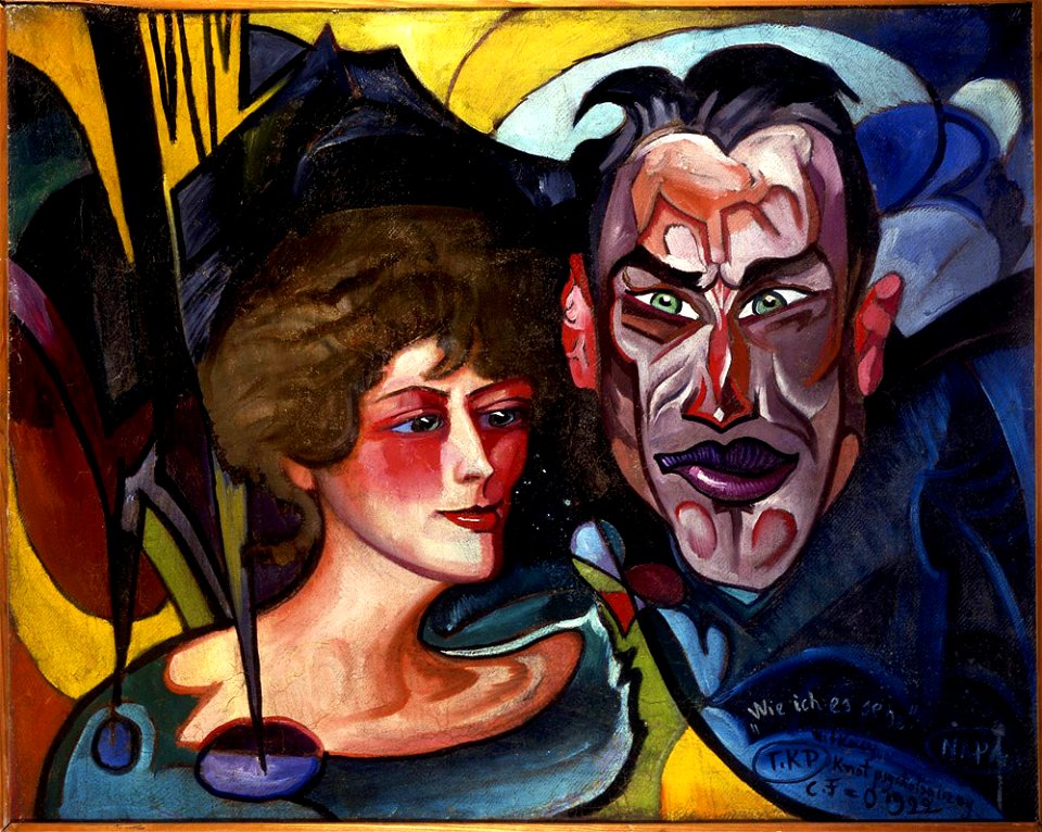Witkacy-Portret Anny i Jarosława Iwaszkiewiczów