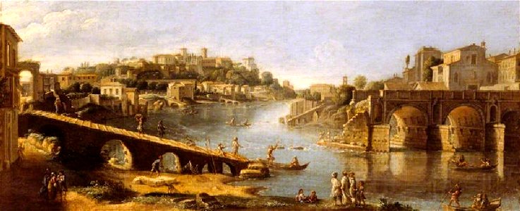 Gaspare Vanvitelli (1653-1736) (after) - Ponte Rotto, Rome - 872103 - National Trust