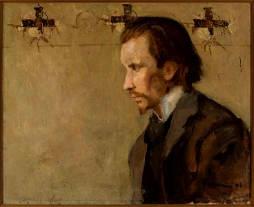 Witold Wojtkiewicz - Portrait of Zygmunt Skirgiełło, musician - MP 780 MNW - National Museum in Warsaw