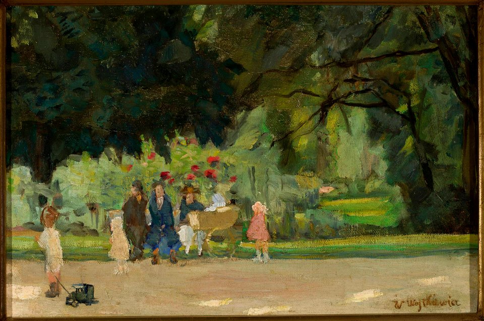 Witold Wojtkiewicz - Planty Park in Kraków - MP 778 MNW - National Museum in Warsaw