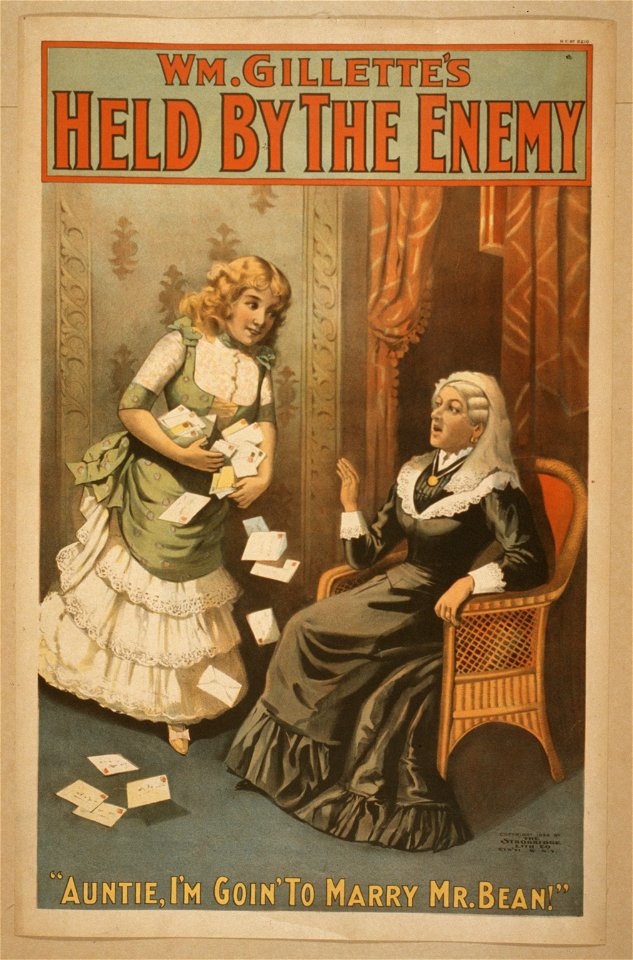 Wm. Gillette's Held by the enemy LCCN2014636317