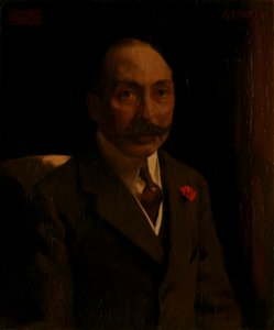 Andries van Wezel (1856-1922). Koopman te Antwerpen, legateerde in 1922 zijn schilderijenverzameling aan het Rijksmuseum Rijksmuseum SK-A-2948