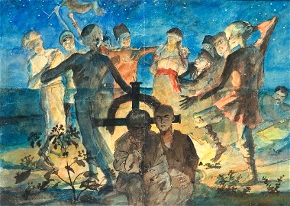 Witold Wojtkiewicz - Zaduszki (Muzeum Sztuki w Łodzi)