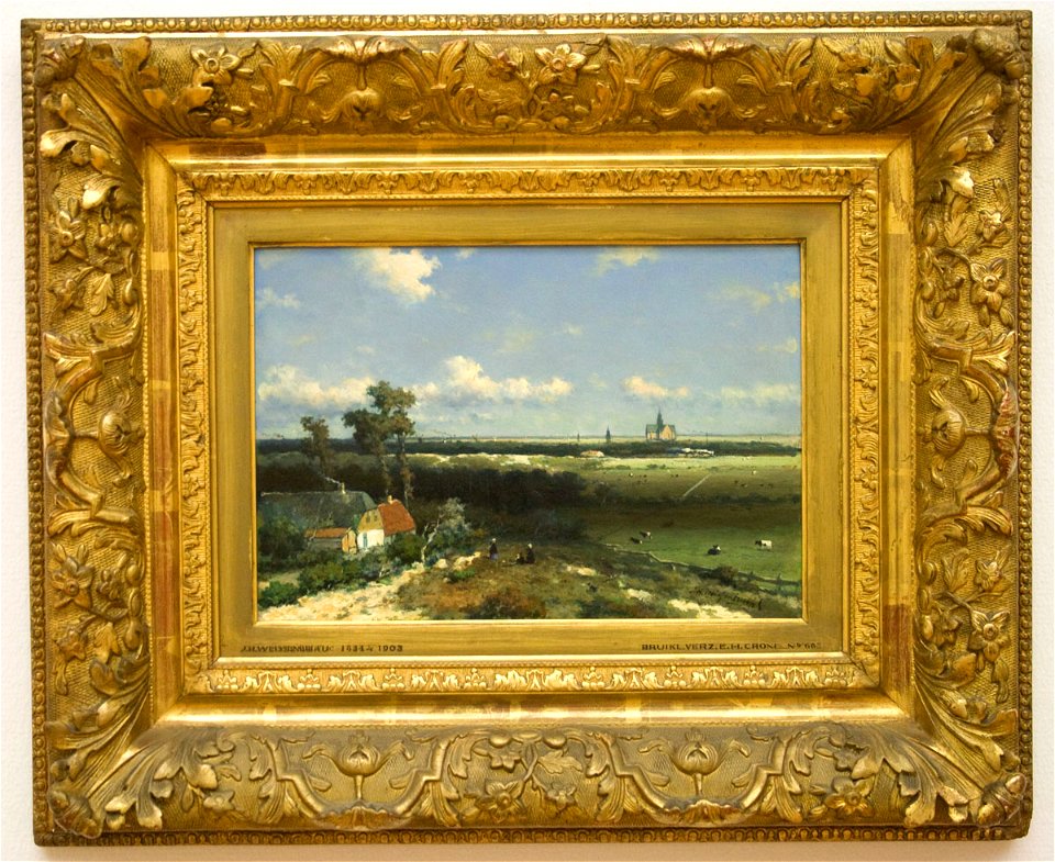 WLANL - jpa2003 - Gezicht op Haarlem(Jan Hendrik Weissenbruch) 1845 - 1848