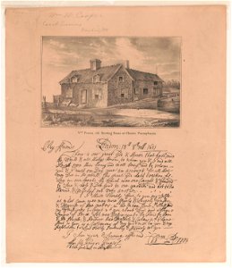 Wm. Penn's old meeting house at Chester Pennsylvania LCCN2004669308