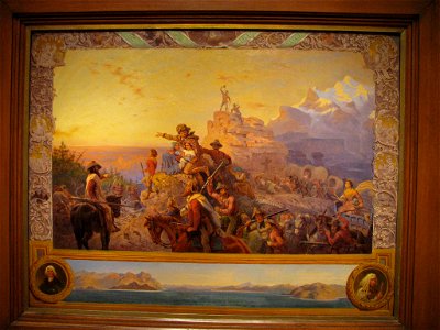 WLA amart Westward the Course if Empire 1861 Emanuel Gottlieb Leutze