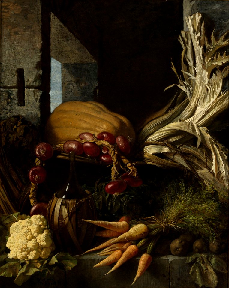 Wladimir Swertschkoff - Juureksia ja vihanneksia kellarissa - A I 72 - Finnish National Gallery