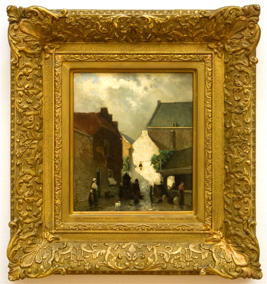 WLANL - jpa2003 - Vismarkt te den haag (Jan Hendrik Weissenbruch) 1873
