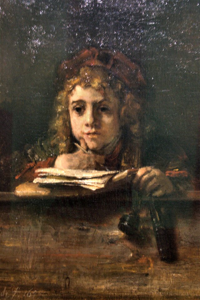 WLANL - Quistnix! - Museum Boijmans van Beuningen - Titus, Rembrandt, detail