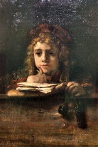 WLANL - Quistnix! - Museum Boijmans van Beuningen - Titus, Rembrandt, detail