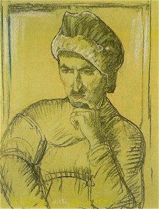 Witkacy-Portret Jana Józefa Głogowskiego - Il pensieroso
