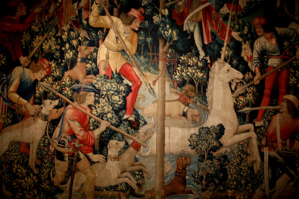 WLA metmuseum 1495 Unicorn attacked
