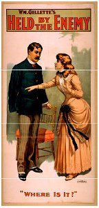 Wm. Gillette's Held by the enemy LCCN2014637190