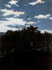 Witold Pruszkowski - Landscape with a Brushwood Fence - MNK II-a-1295 - National Museum Kraków