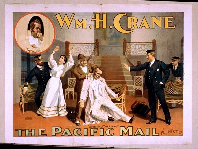 Wm. H. Crane. The Pacific mail by Paul M. Potter. LCCN2014636112