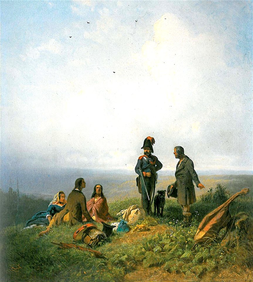 Wo ist der Pass (Carl Spitzweg)