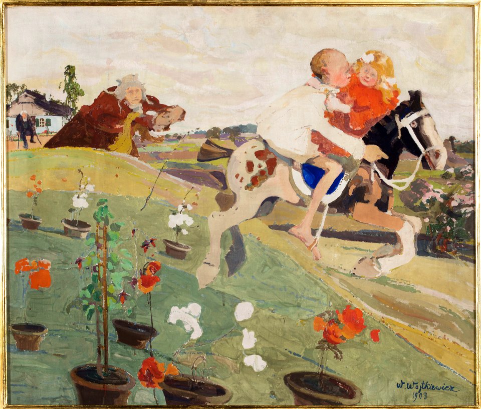 Witold Wojtkiewicz - Abduction of a princess - MP 351 - National Museum in Warsaw