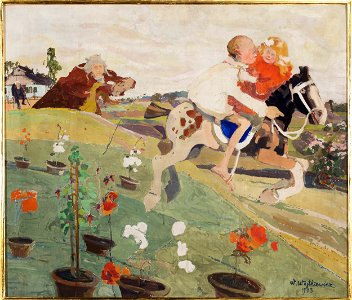 Witold Wojtkiewicz - Abduction of a princess - MP 351 - National Museum in Warsaw
