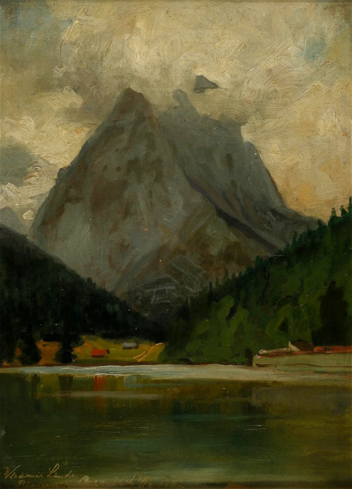 Wladimir Linde Zugspitze 1902