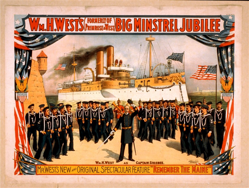 Wm. H. West's Big Minstrel Jubilee (formerly of Primrose & West). LCCN2014637047