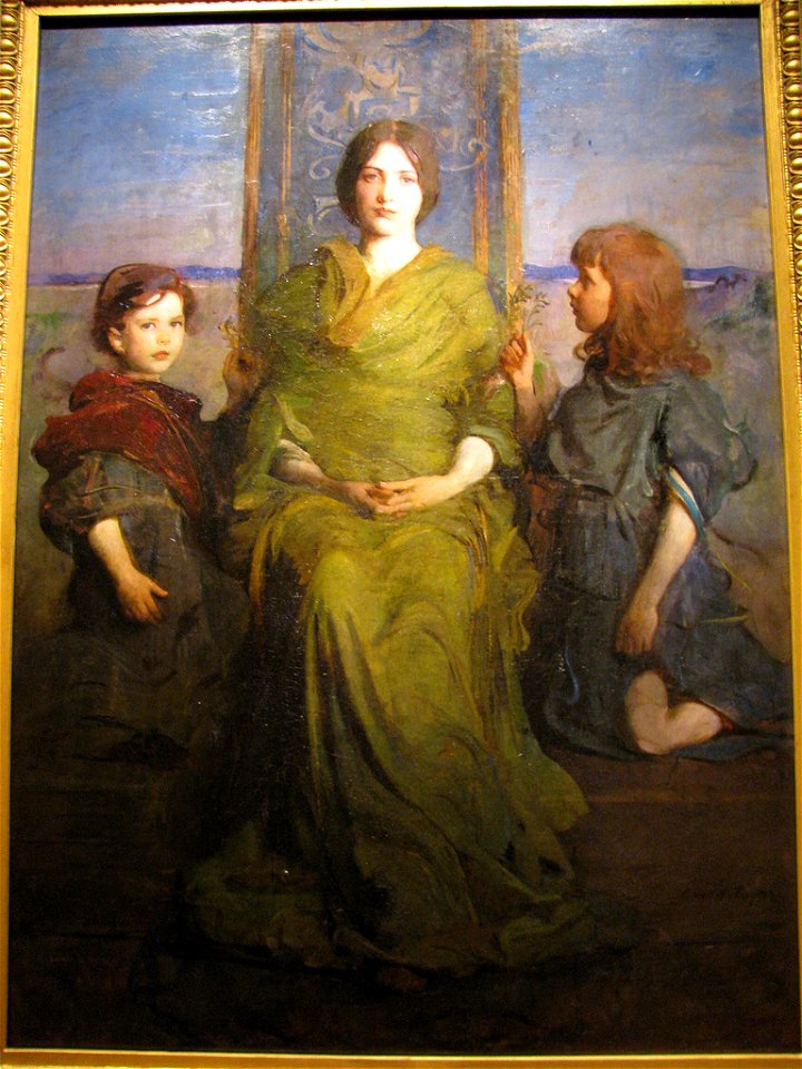 WLA amart Virgin Enthroned 1891 Abbott Handerson Thayer