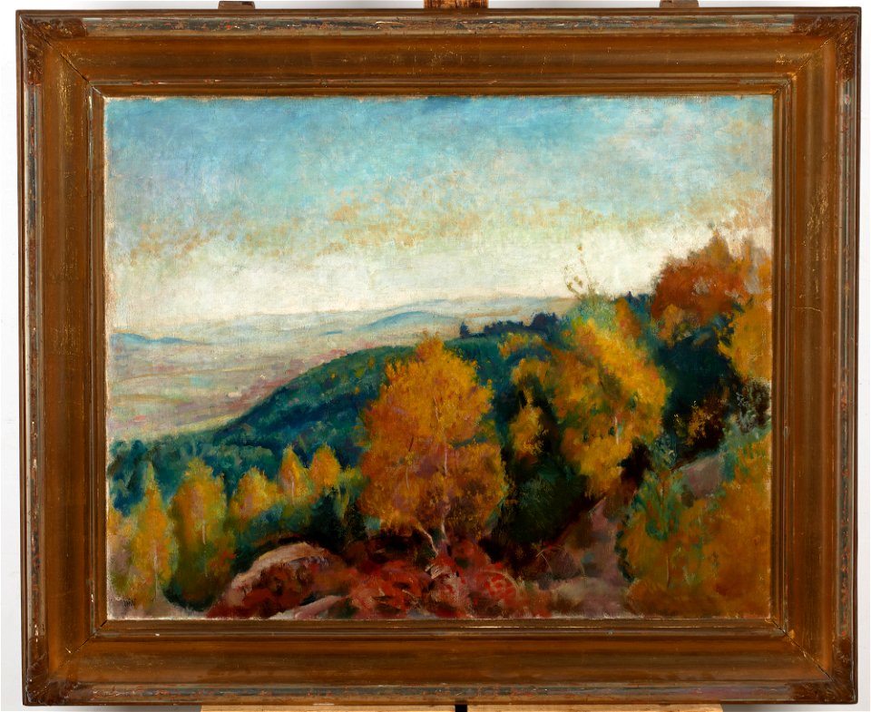 Wojciech Weiss - Autumn Landscape – Environs of Kalwaria Zebrzydowska - MNK II-b-3175 - National Museum Kraków