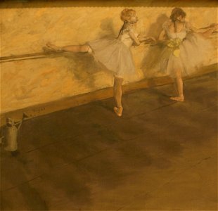 WLA metmuseum Edgar Degas Dancers Practicing at the Barre