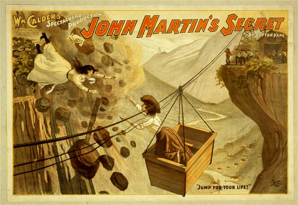 Wm. Calder's spectacular production, John Martin's secret by Sutton Vane. LCCN2014636362