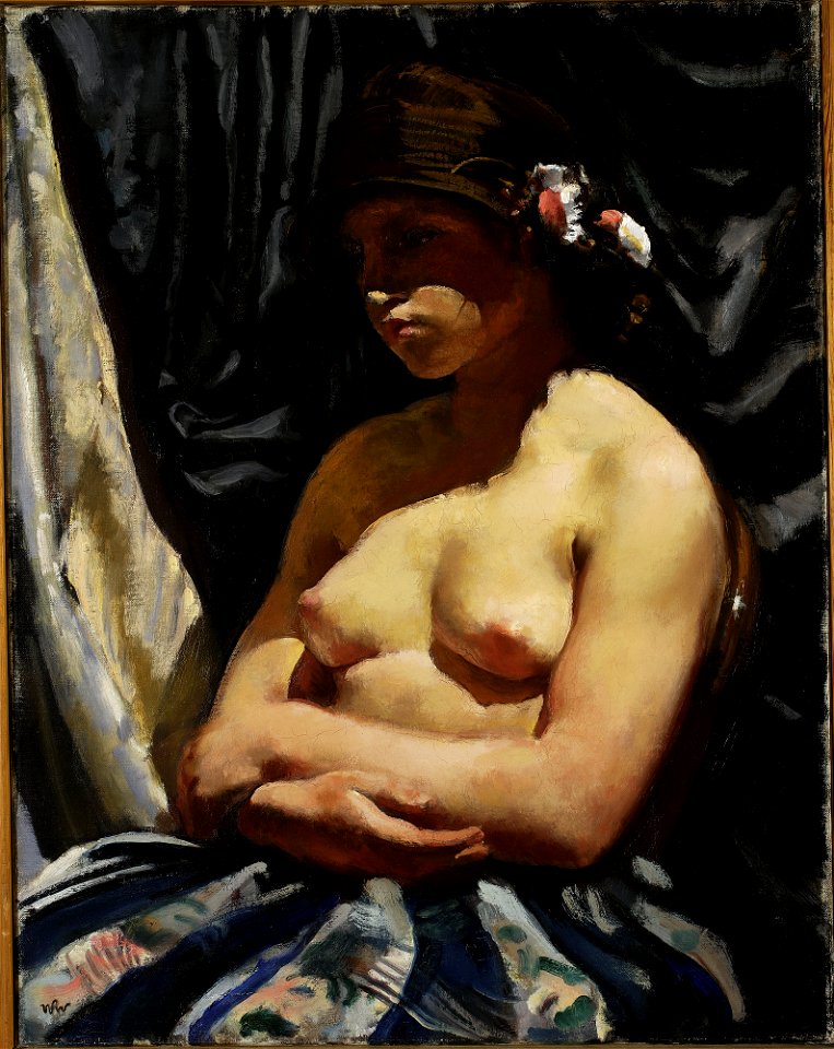 Wojciech Weiss - Female semi-nude – Dancer - MP 152 MNW - National Museum in Warsaw