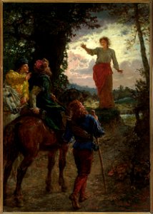 Wojciech Gerson - Veit Stoss on the way to Nuremberg - MP 1899 - National Museum in Warsaw
