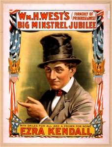 Wm. H. West's Big Minstrel Jubilee (formerly of Primrose & West). LCCN2014637045