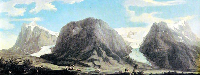 Caspar Wolf Oberer und unterer Grindelwaldgletscher 1774