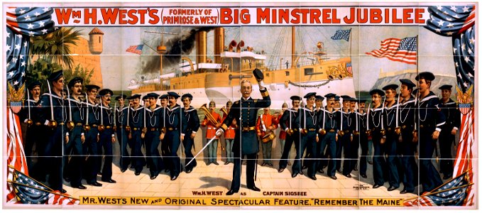 Wm. H. West's Big Minstrel Jubilee (formerly of Primrose & West). LCCN2014637403