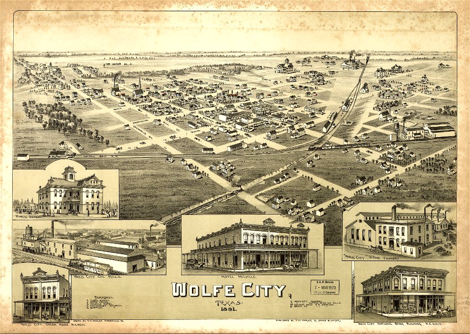 Wolfe City, Texas 1891. LOC 73693316
