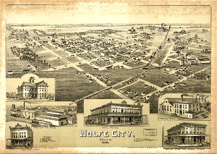Wolfe City, Texas 1891. LOC 73693316