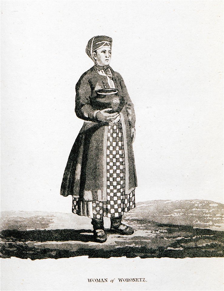 Woman of Woronenz - Clarke Edward Daniel - 1810