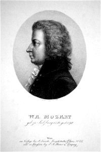 Wolfgang Amadeus Mozart Litho