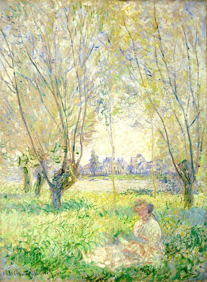 Woman Seated under the Willows E11686