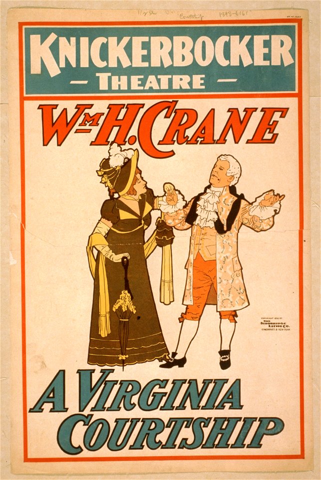Wm. H. Crane. A Virginia courtship LCCN2014636393