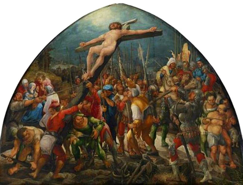 Wolfgang Huber - De kruisoprichting - GG 921 - Kunsthistorisches Museum