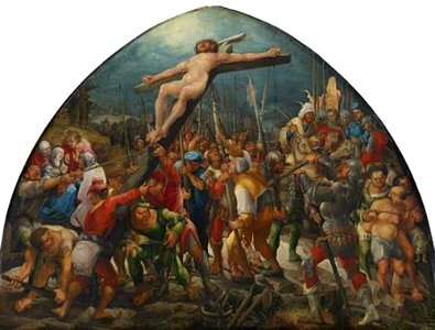 Wolfgang Huber - De kruisoprichting - GG 921 - Kunsthistorisches Museum