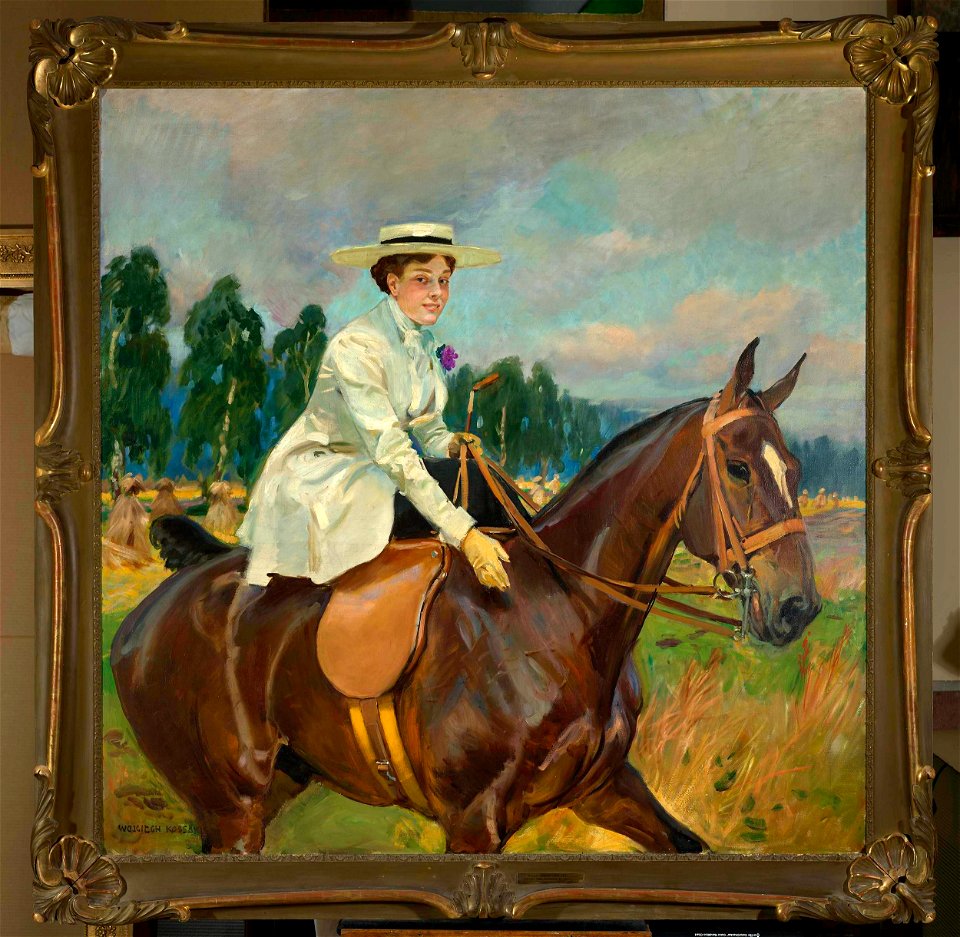 Wojciech Kossak - Amazon woman – portrait of Maria Zandbang - MP 3748 MNW - National Museum in Warsaw