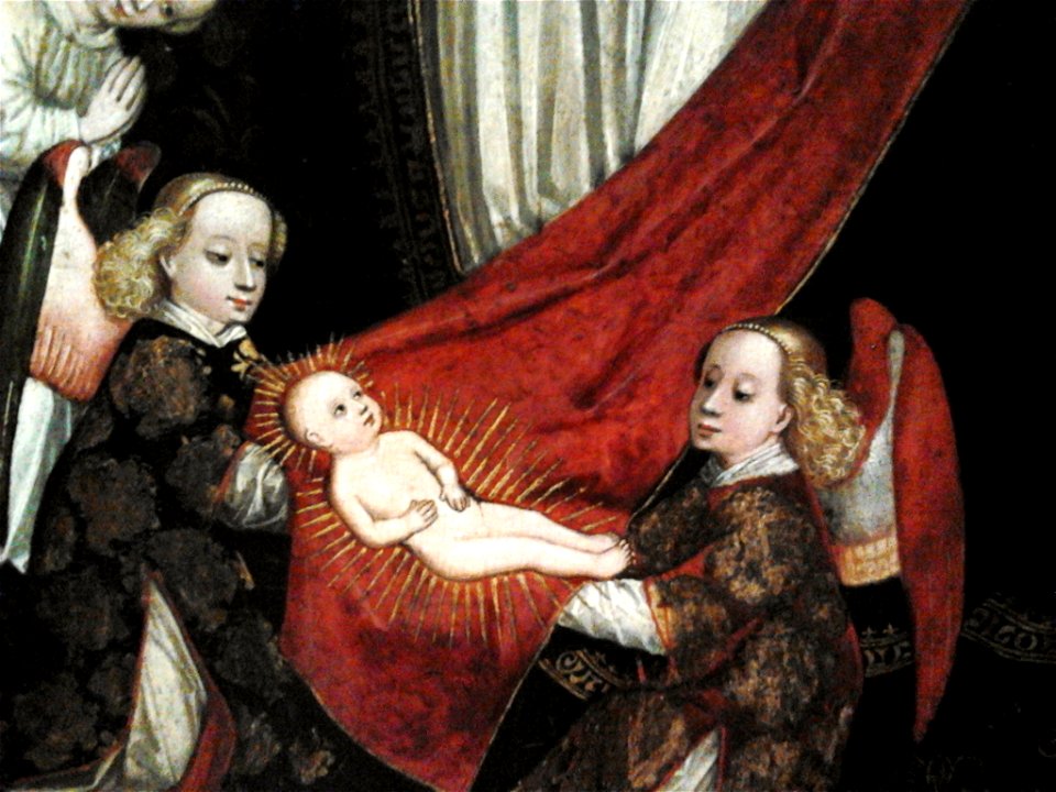 Wolgemut Adoration of the Child (detail)