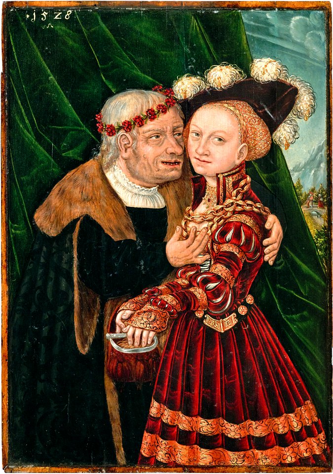 Wolfgang Krodel the Elder - The Ill-matched couple