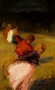 Witold Wojtkiewicz - Children surprised by a storm – Procession of children - MP 353 - National Museum in Warsaw