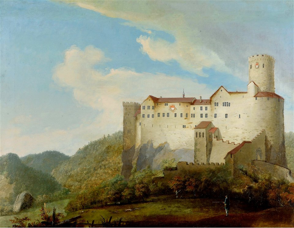 Caspar Wolf - Schloss Neu Bechburg bei Önsingen (1778)