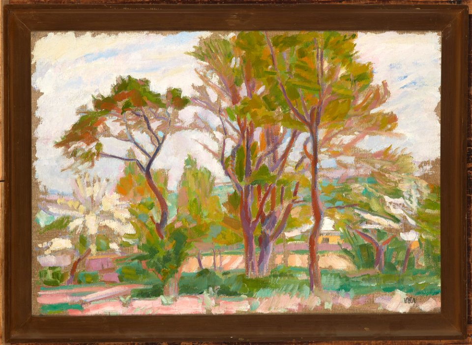 Wojciech Weiss - Landscape with Trees - MNK II-b-273 - National Museum Kraków