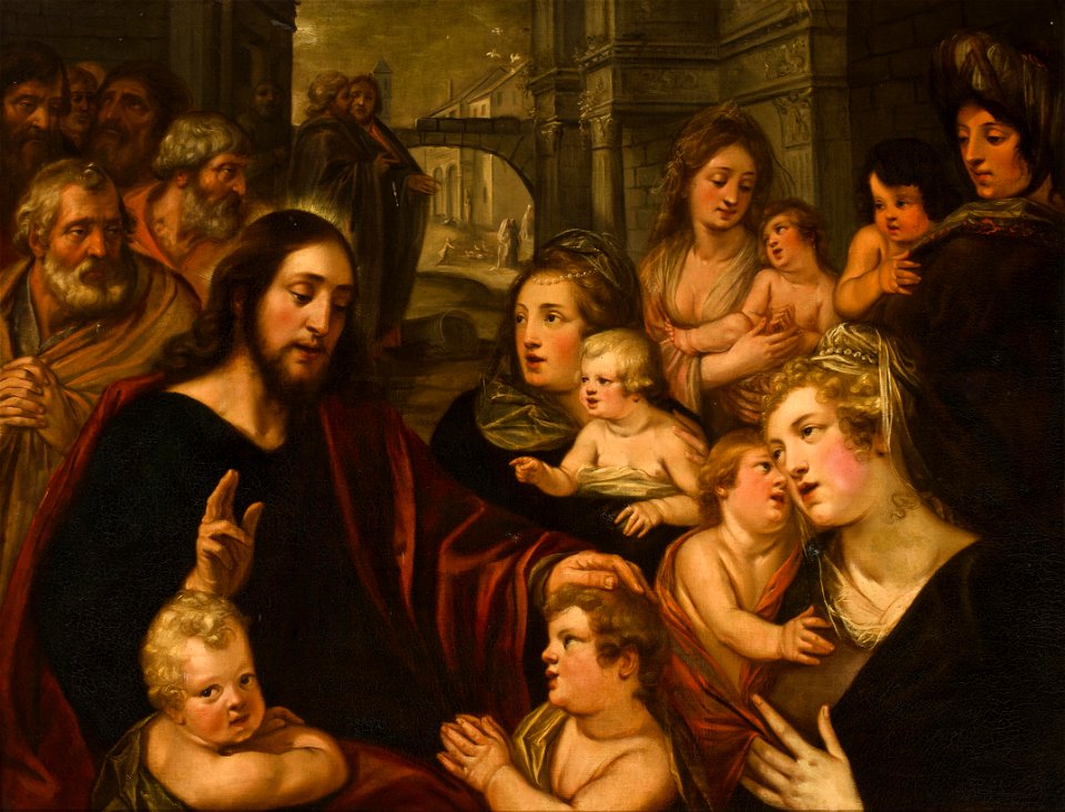 Artus Wolfaerts (studio) Christ blessing the children