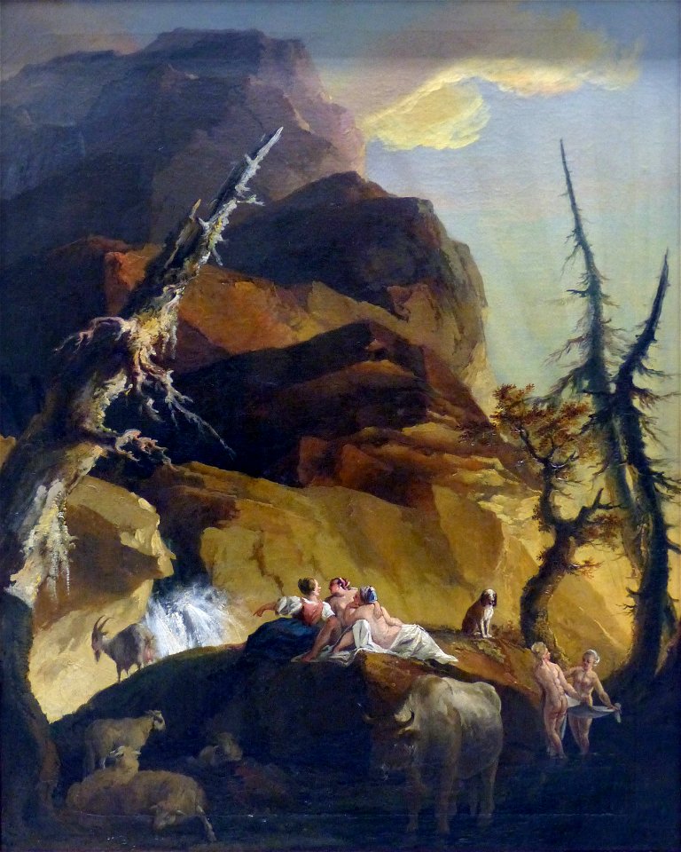 PeinturesMuséeFabre160 Wolf baigneuses